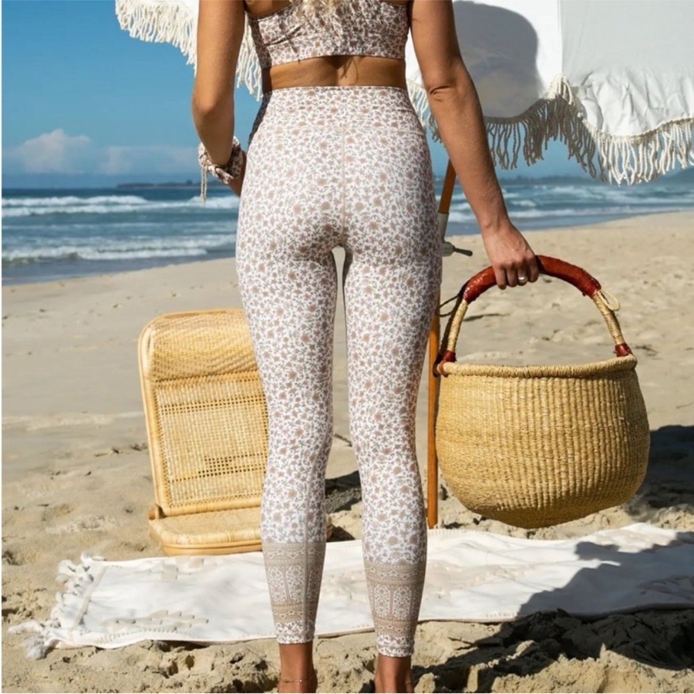 Kavala cream boho leggings